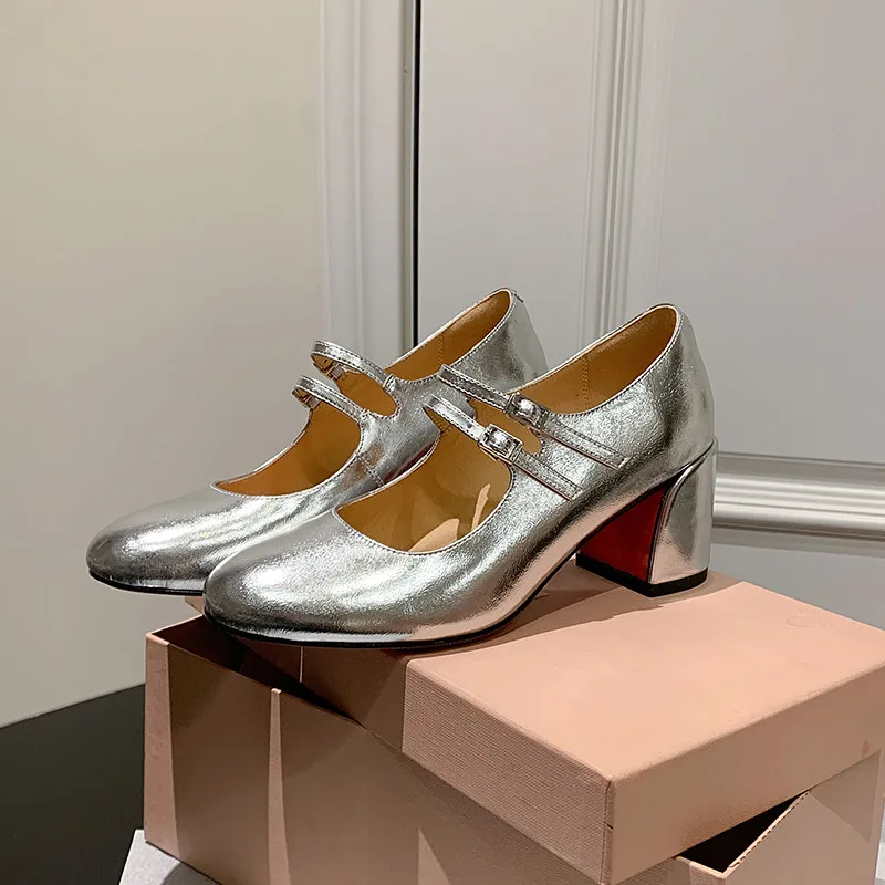 MKKHOU Fashion Pumps New High Quality Genuine Leather Round Head Mary Janes Shoes High Heels Women's Heels Women's Shoes
MKKHOU Fashion Pumps New High Quality Genuine Leather Round Head Mary Janes Shoes High Heels Women's Heels Women's Shoes