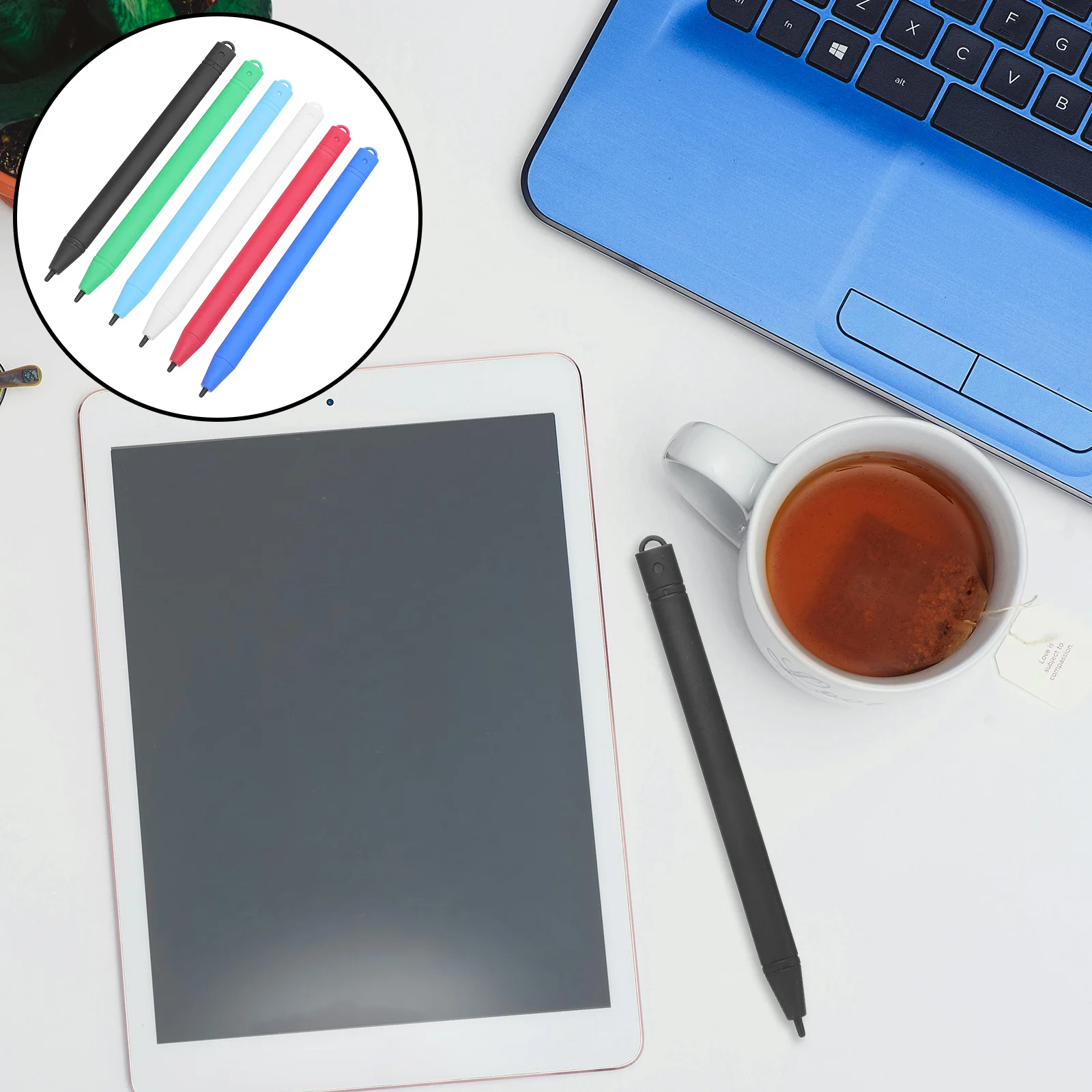 6 pcs Lcd Drawing Board Pens Smooth Writing Tablet Pen For Kids Comfortable Grip Durable Plastic Painting Pen Baby Doodling
6 pcs Lcd Drawing Board Pens Smooth Writing Tablet Pen For Kids Comfortable Grip Durable Plastic Painting Pen Baby Doodling