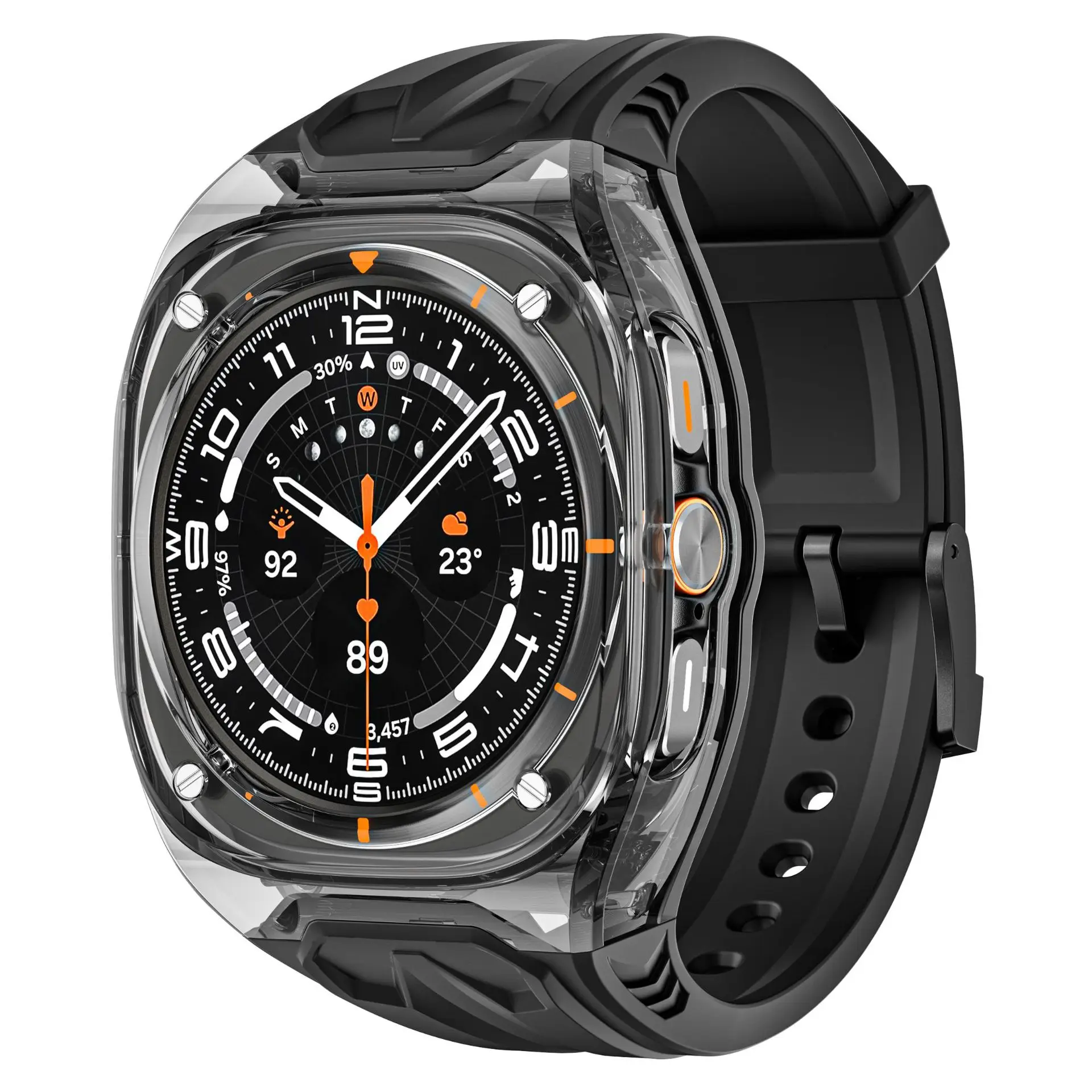 Silicone Watch Strap for Samsung Watch Band 47mm for Lambo Richard Modified Transparent Integrated Replacement Watch Strap
Silicone Watch Strap for Samsung Watch Band 47mm for Lambo Richard Modified Transparent Integrated Replacement Watch Strap