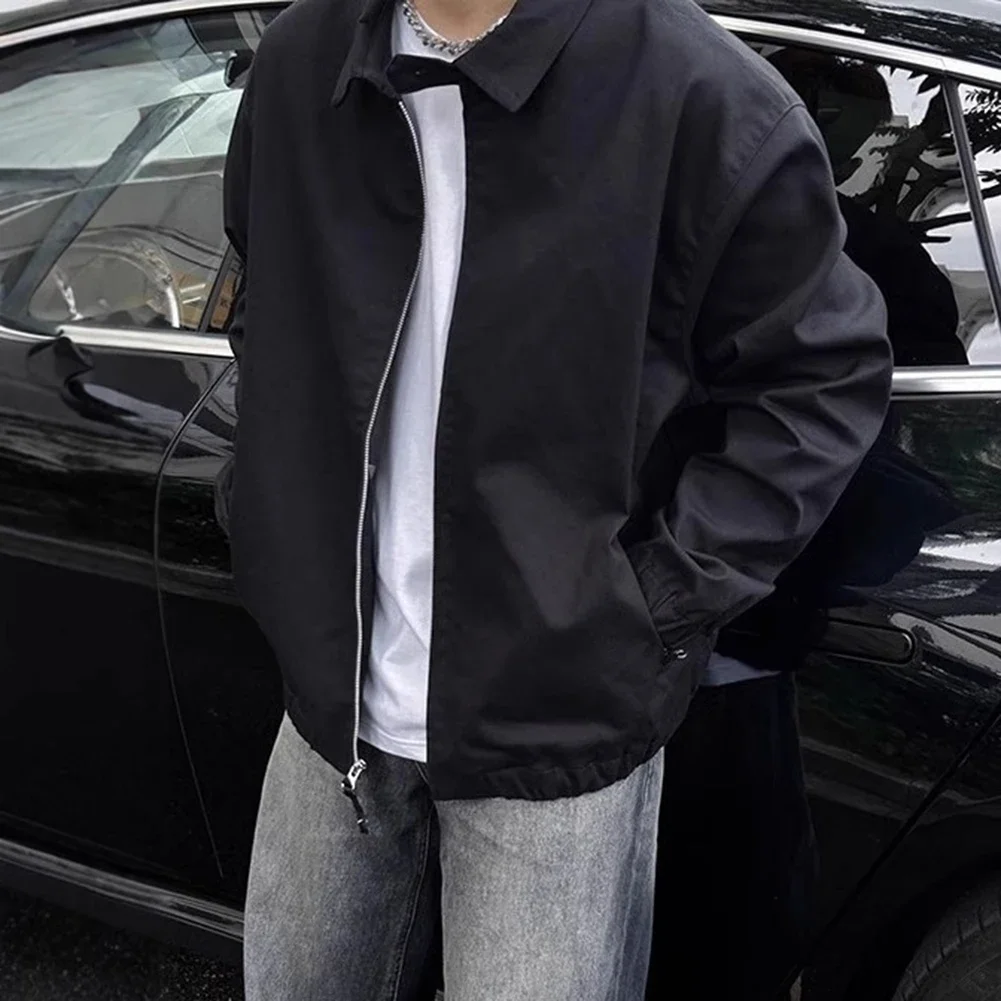 Loose Fit Jacket Fashion Baseball Coat Brand New Item Lapel Collar Design Vintage Style Baseball Jacket Blazer
Loose Fit Jacket Fashion Baseball Coat Brand New Item Lapel Collar Design Vintage Style Baseball Jacket Blazer