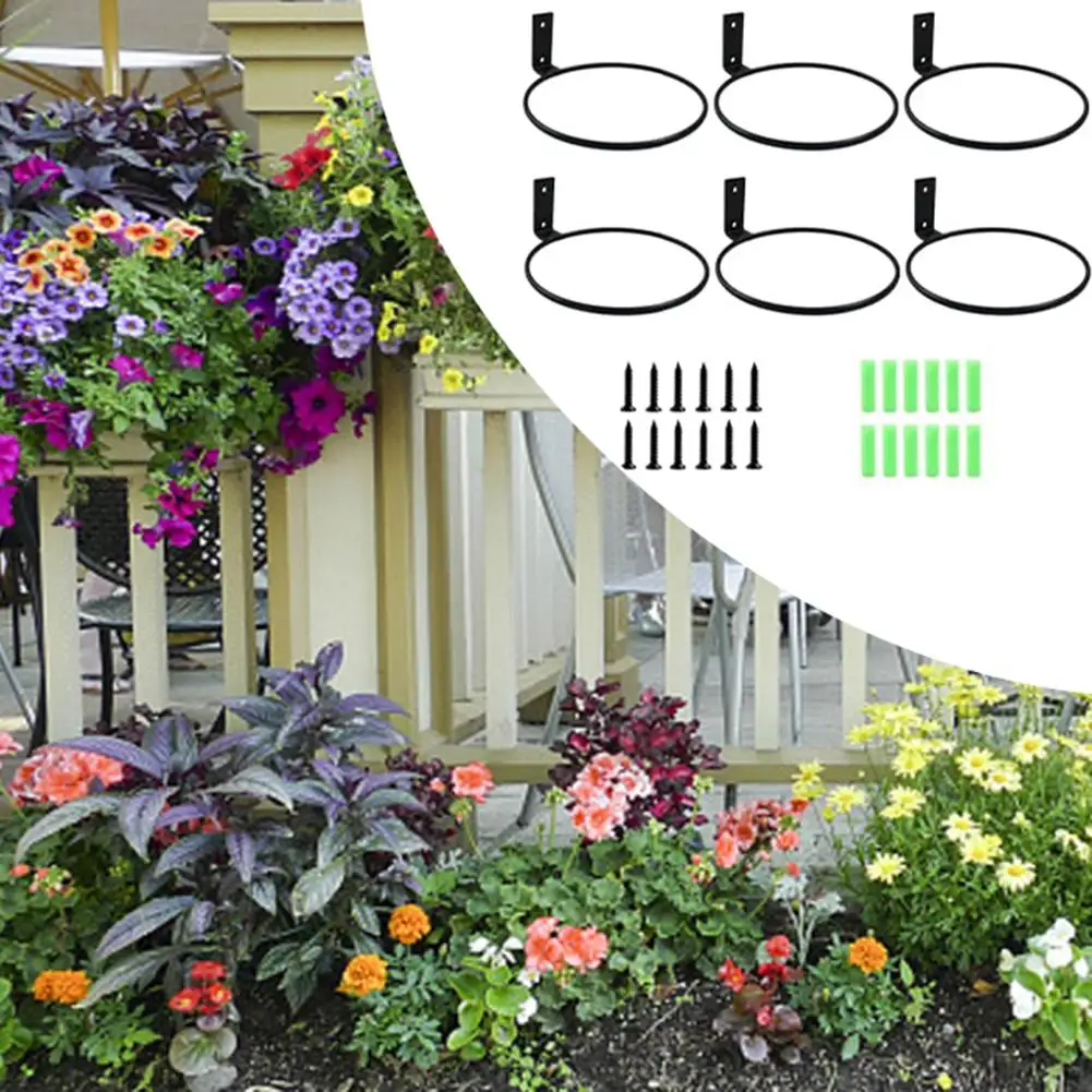 6pcs Plant Pot Wall Hanging Ring Metal Wall-Mounted Plant Hanger Rings Bracket Easy To Install Figurines & Miniatures
6pcs Plant Pot Wall Hanging Ring Metal Wall-Mounted Plant Hanger Rings Bracket Easy To Install Figurines & Miniatures