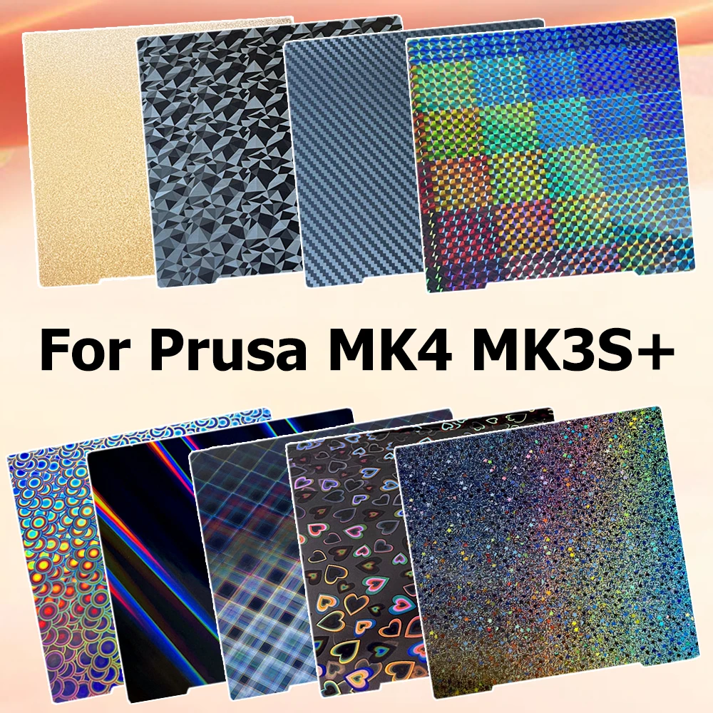 MK4 Build Plate for Prusa i3 MK3S+ PEI Sheet PET PEO PEY Spring Steel Double Sided Printing Magnetic Plate Sheet for Prusa MK4
MK4 Build Plate for Prusa i3 MK3S+ PEI Sheet PET PEO PEY Spring Steel Double Sided Printing Magnetic Plate Sheet for Prusa MK4