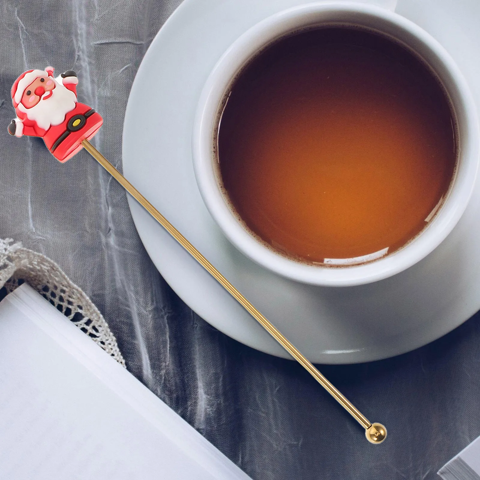 4Pcs Holiday Coffee Stirrers Stainless Steel Reusable Drink Mixing Sticks Christmas Themed Tea Hot Tools
4Pcs Holiday Coffee Stirrers Stainless Steel Reusable Drink Mixing Sticks Christmas Themed Tea Hot Tools