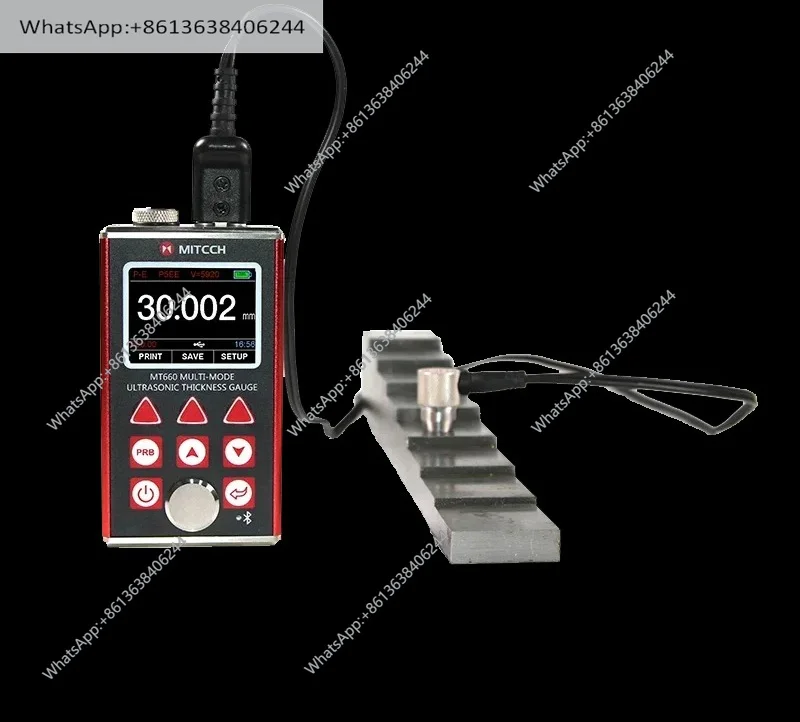 MT660 Multi-Mode Ultrasonic Thickness Gauge
MT660 Multi-Mode Ultrasonic Thickness Gauge