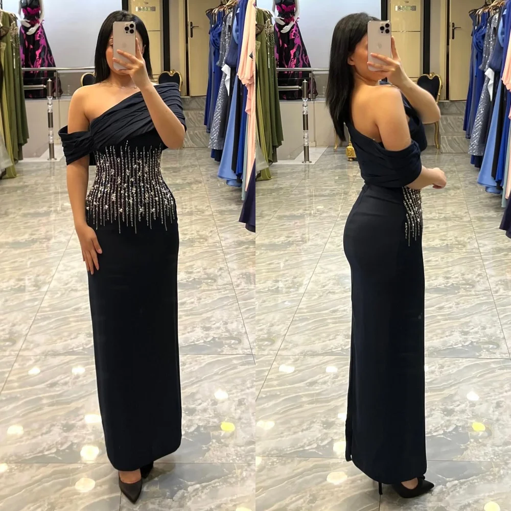 Customized Pastrol Pleat Sequined Straight Off-the-shoulder Long Dresses Bespoke Occasion Celebrity Sparkle
Customized Pastrol Pleat Sequined Straight Off-the-shoulder Long Dresses Bespoke Occasion Celebrity Sparkle