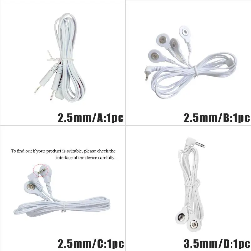 2/4Buttons Massage Relaxation Electrotherapy Electrode Lead Electric Shock Wires Cable For Tens Massager Connection Cable
2/4Buttons Massage Relaxation Electrotherapy Electrode Lead Electric Shock Wires Cable For Tens Massager Connection Cable