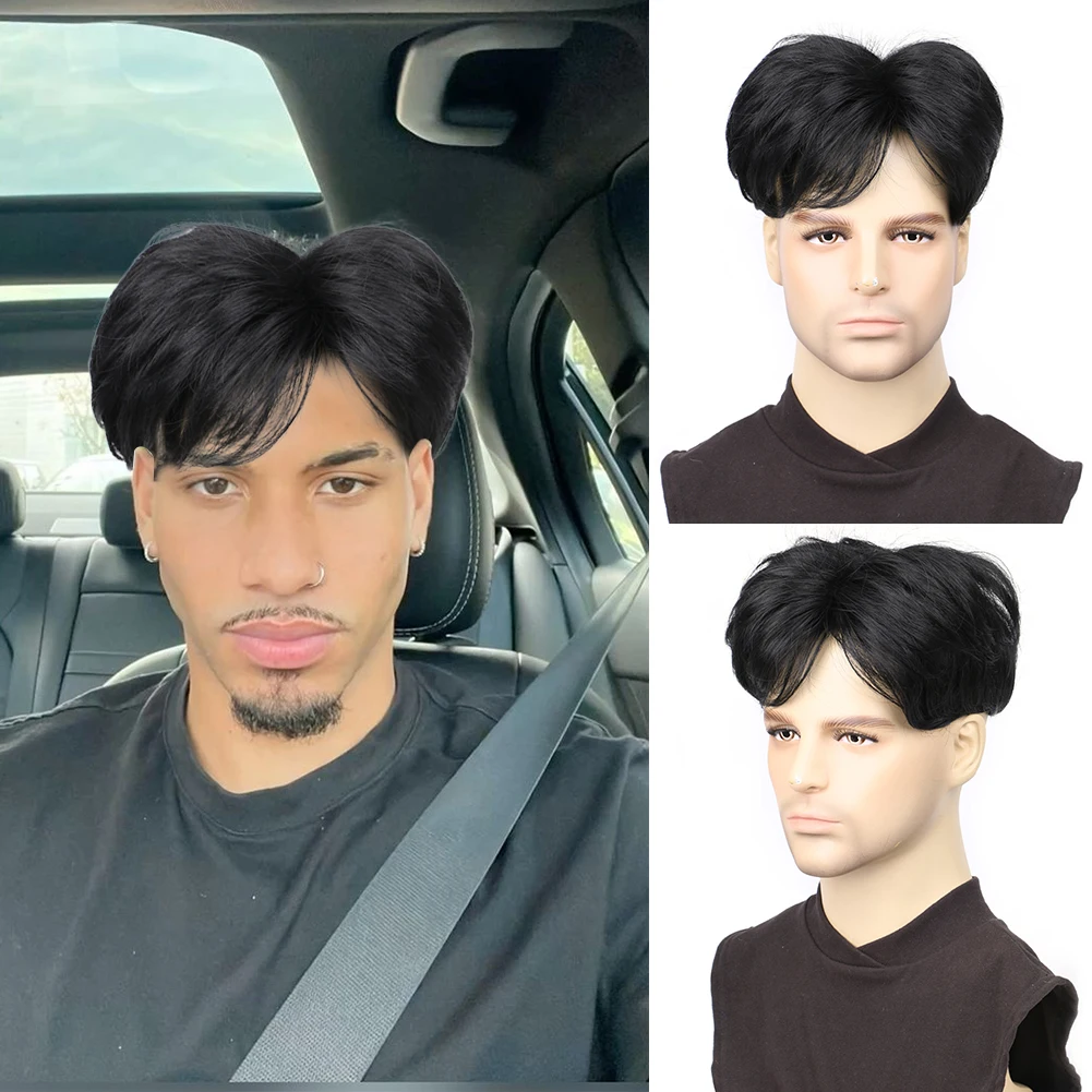 Short Clip-In Hair Topper With Bangs Light Blonde Synthetic Hair Topper Hairpieces For Men With Thinning Hair
Short Clip-In Hair Topper With Bangs Light Blonde Synthetic Hair Topper Hairpieces For Men With Thinning Hair
