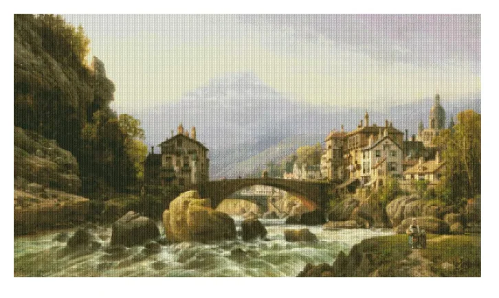 Набор для шитья с пейзажем деревенского моста 18CT 16CT 14CT без печати наборы для вышивки крестом искусство вышивки DIY рукоделие ручной работы домашний декор
Набор для шитья с пейзажем деревенского моста 18CT 16CT 14CT без печати наборы для вышивки крестом искусство вышивки DIY рукоделие ручной работы домашний декор