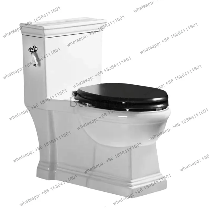 Retro single-hole toilet siphon anti-odor water-saving silent large-diameter classical luxury one-piece toilet
Retro single-hole toilet siphon anti-odor water-saving silent large-diameter classical luxury one-piece toilet