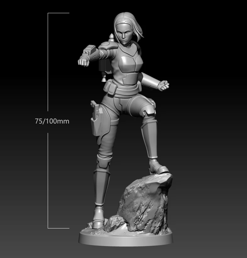 1/24 75mm 1/18 100mm Resin Model Kits Figurine Space Female Soldier Figurine Unpainted Sculpture RW-459
1/24 75mm 1/18 100mm Resin Model Kits Figurine Space Female Soldier Figurine Unpainted Sculpture RW-459