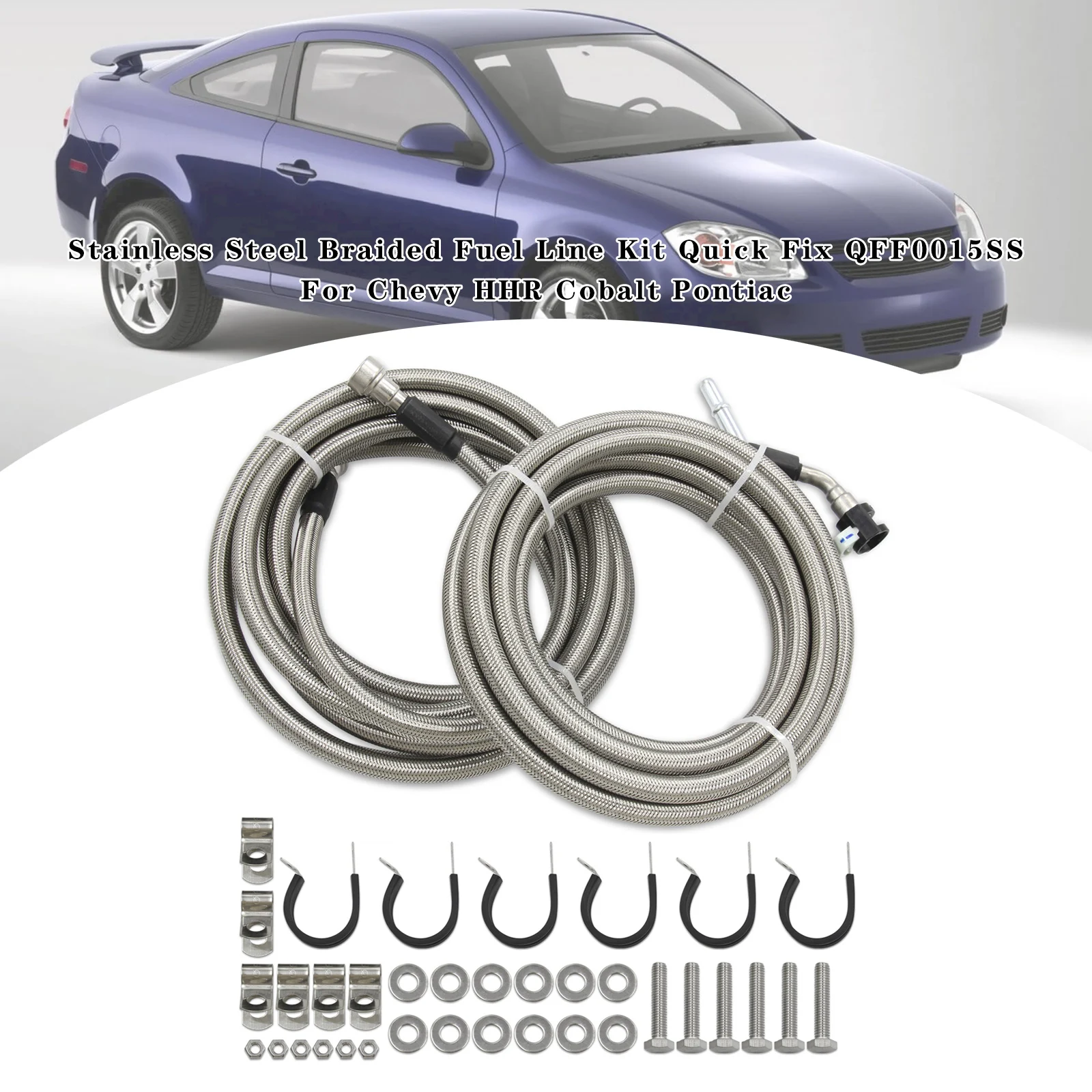 Artudatech Stainless Steel Braided Fuel Line Kit Quick Fix QFF0015SS For HHR Cobalt Pontiac
Artudatech Stainless Steel Braided Fuel Line Kit Quick Fix QFF0015SS For HHR Cobalt Pontiac