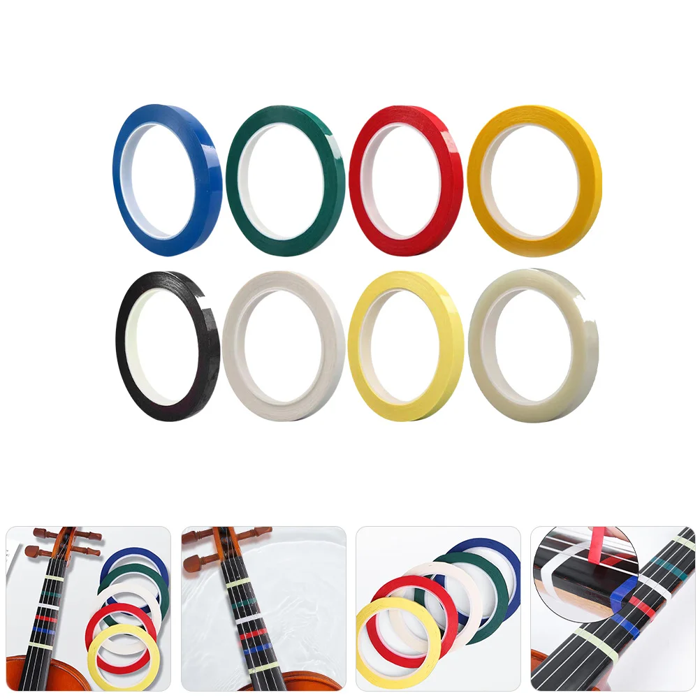 8Pcs Violin Fretboard Stickers Easy Peel Off No Residue Musical Instrument Decals for Better Practice Violin Tape
8Pcs Violin Fretboard Stickers Easy Peel Off No Residue Musical Instrument Decals for Better Practice Violin Tape