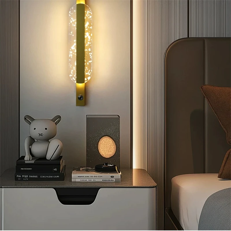 Modern Bedroom Headboard LED Dimmable Wall Light Living Room Accent Wall Light Corridor Hallway Eye Protection Lighting Fixture
Modern Bedroom Headboard LED Dimmable Wall Light Living Room Accent Wall Light Corridor Hallway Eye Protection Lighting Fixture