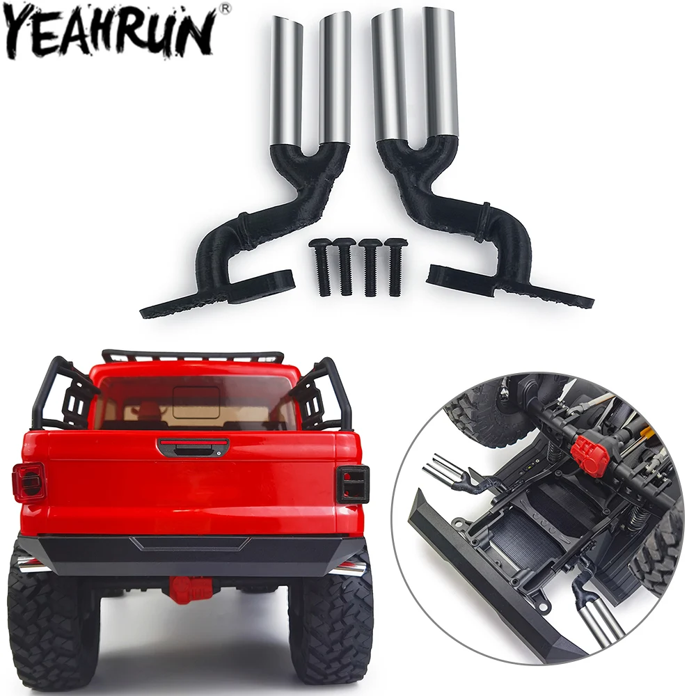 YEAHRUN двойная выхлопная труба RC автомобиль моделирование украшения топливный бак выхлопная труба для 1/10 RC гусеничный осевой SCX10 III AXI03006
YEAHRUN двойная выхлопная труба RC автомобиль моделирование украшения топливный бак выхлопная труба для 1/10 RC гусеничный осевой SCX10 III AXI03006