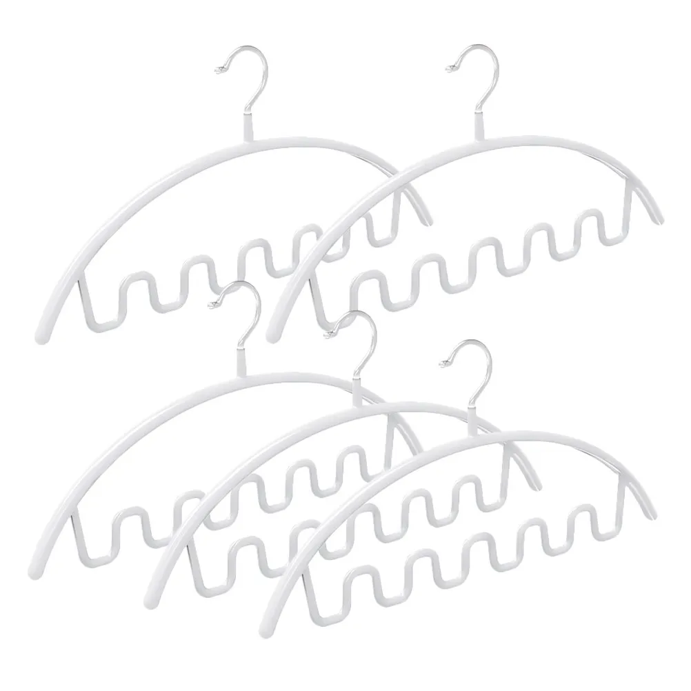 Набор из 5 волнообразных вешалок для одежды: прочный, компактный органайзер для хранения бюстгальтеров, майок, нижнего белья, шарфов и ремней
Набор из 5 волнообразных вешалок для одежды: прочный, компактный органайзер для хранения бюстгальтеров, майок, нижнего белья, шарфов и ремней