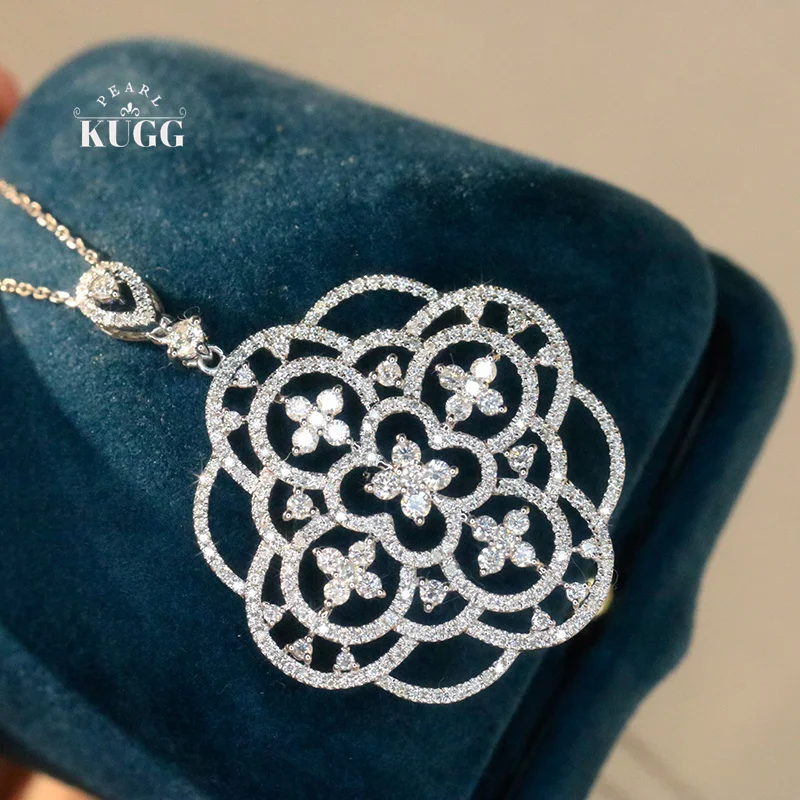 KUGG 100% ожерелье из белого золота 18 карат, женское роскошное ожерелье в дворцовом стиле, 1,80 карата, ожерелье с подвеской из настоящего натурального бриллианта, ювелирные изделия для вечеринок
KUGG 100% ожерелье из белого золота 18 карат, женское роскошное ожерелье в дворцовом стиле, 1,80 карата, ожерелье с подвеской из настоящего натурального бриллианта, ювелирные изделия для вечеринок