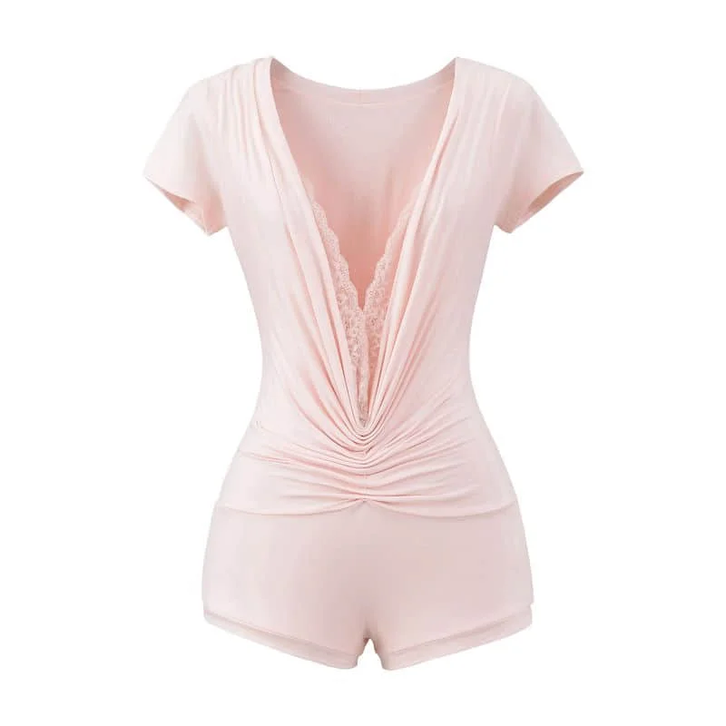 Female Jumpsuits Elastic Bodycon Sporty Bodysuit V-neck Sexy T-shirts American Style Short Sleeve Tight Clothes for Women Romper
Female Jumpsuits Elastic Bodycon Sporty Bodysuit V-neck Sexy T-shirts American Style Short Sleeve Tight Clothes for Women Romper