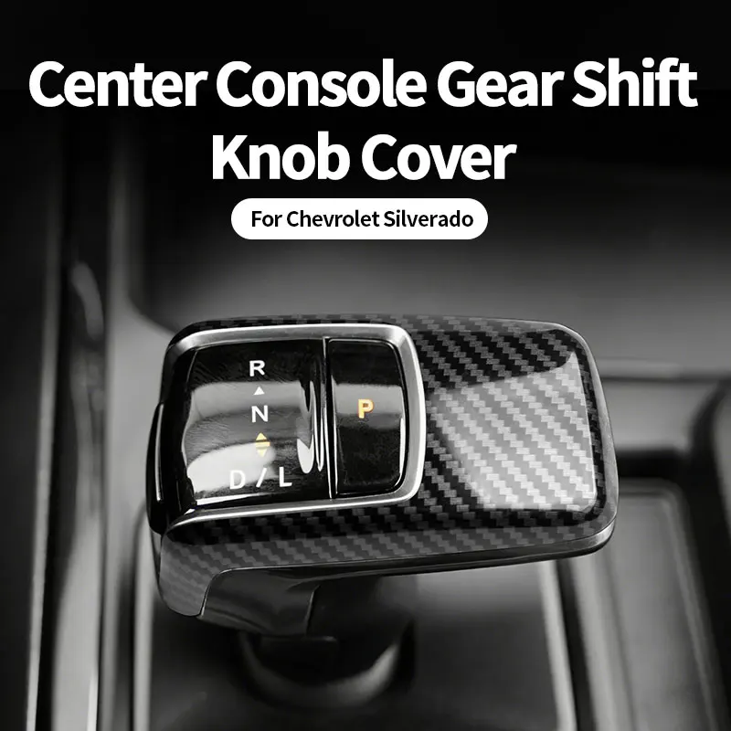 Carbon Fiber For Chevrolet Silverado (2022-2023) Center Console Gear Shift Knob Cover Anti Scratch Car Interior Tuning Accessory
Carbon Fiber For Chevrolet Silverado (2022-2023) Center Console Gear Shift Knob Cover Anti Scratch Car Interior Tuning Accessory