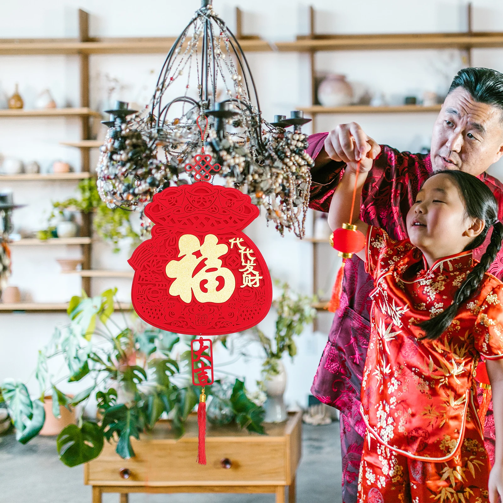 Chinese New Year Decorations Fu Pendant Wall Door Tassel nament Interior Decor Bright Colors Festive Appearance Hanging
Chinese New Year Decorations Fu Pendant Wall Door Tassel nament Interior Decor Bright Colors Festive Appearance Hanging