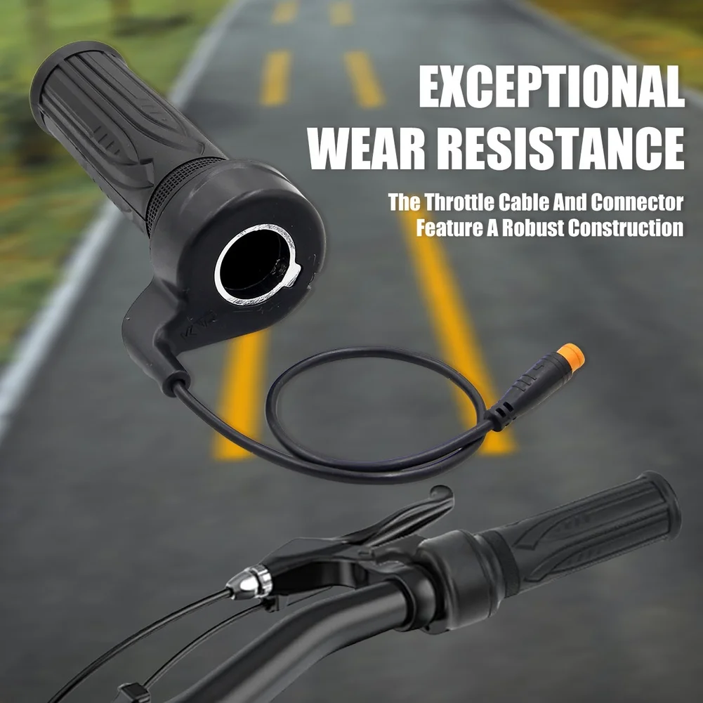 For Rainy Weather Riding Electric Bike Throttle Scooter Throttle Grip Smooth Speed Control Sturdy Construction Lightweight Build
For Rainy Weather Riding Electric Bike Throttle Scooter Throttle Grip Smooth Speed Control Sturdy Construction Lightweight Build