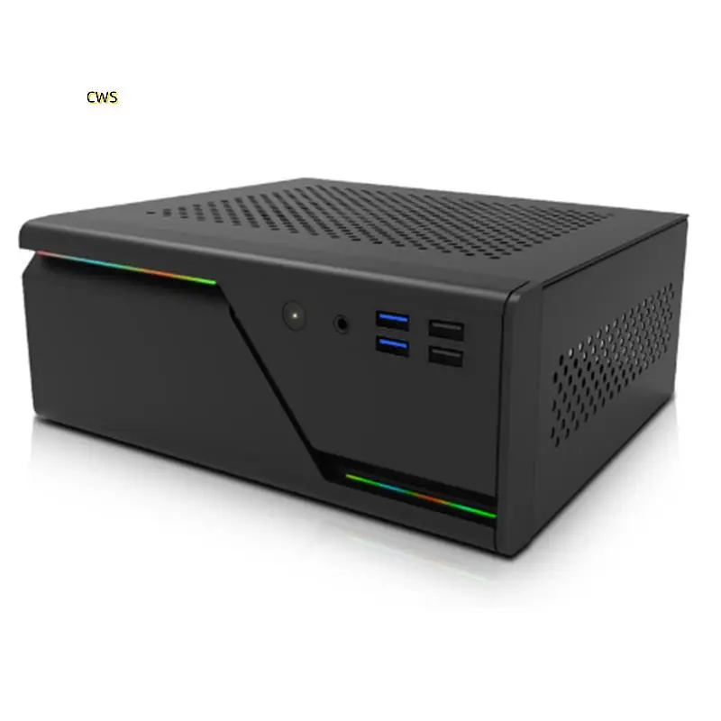 A09R Mini Computer Desktop Empty Chassis 5V ARGB 4USB Support Small 1U Power Supply Itx Main Board
A09R Mini Computer Desktop Empty Chassis 5V ARGB 4USB Support Small 1U Power Supply Itx Main Board