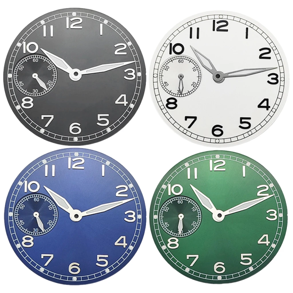 37mm Watch Dial With Watch Hands For ETA 6497 ST36 Green Luminous With Date Window Watch Faces Automatic Movement
37mm Watch Dial With Watch Hands For ETA 6497 ST36 Green Luminous With Date Window Watch Faces Automatic Movement