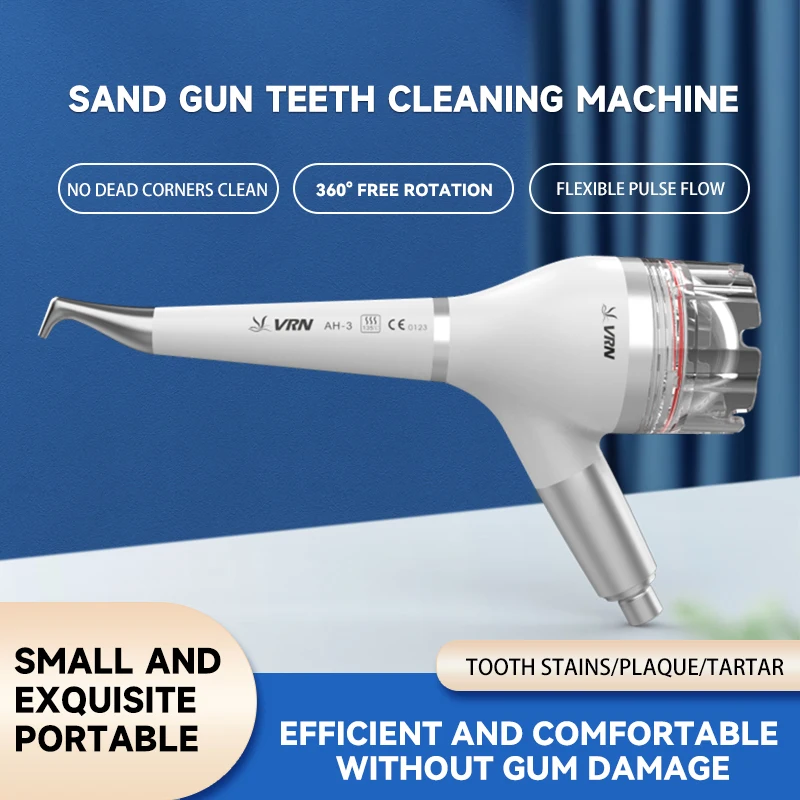 Dental sandblasting machine dental sandblasting power tool teeth whitening removal of dental plaque, tartar, coffee stains
Dental sandblasting machine dental sandblasting power tool teeth whitening removal of dental plaque, tartar, coffee stains