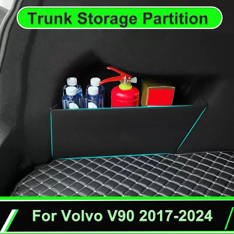 Для Volvo V90 2017-2024 2018 2019 багажник автомобиля, перегородка, ящик для хранения, органайзер, боковые утолщенные инструменты, автозапчасти, аксессуары
Для Volvo V90 2017-2024 2018 2019 багажник автомобиля, перегородка, ящик для хранения, органайзер, боковые утолщенные инструменты, автозапчасти, аксессуары