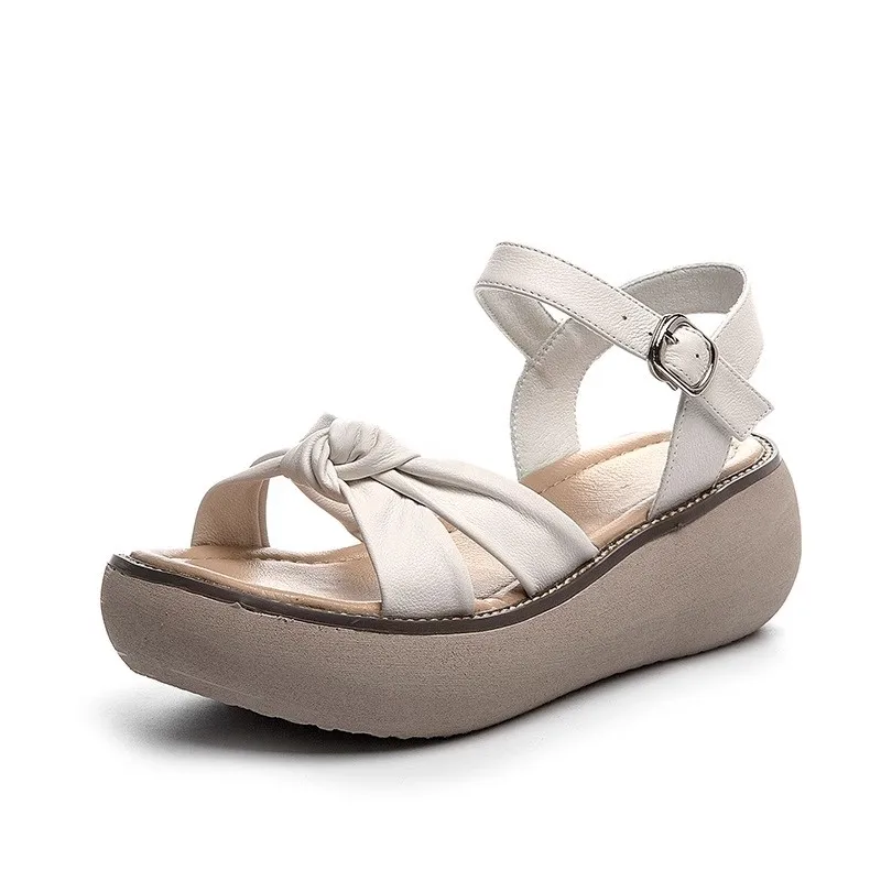 GKTINOO Fashion Handmade Women Sandals 2025 Summer Shoes Genuine Leather Wedges Sandals Women Peep Toe Casual Platform Sandals
GKTINOO Fashion Handmade Women Sandals 2025 Summer Shoes Genuine Leather Wedges Sandals Women Peep Toe Casual Platform Sandals