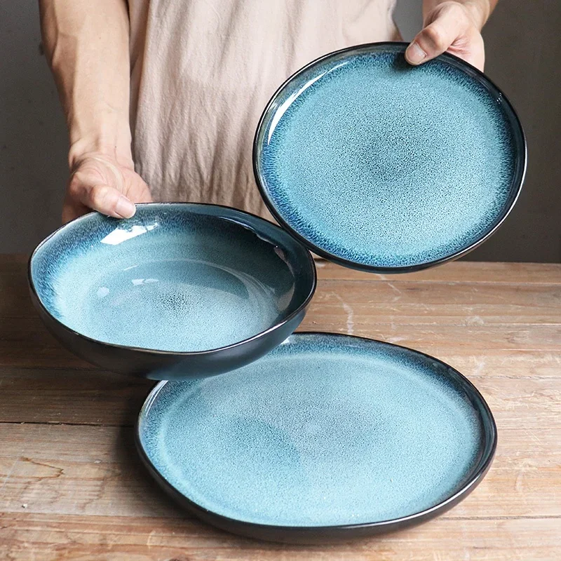 Creative Ceramic Dining Set Japanese Style Glazed Bowl Plate Combination Rice Bowl Noodle Bowl Salad Bowl Home Use Dishware
Creative Ceramic Dining Set Japanese Style Glazed Bowl Plate Combination Rice Bowl Noodle Bowl Salad Bowl Home Use Dishware