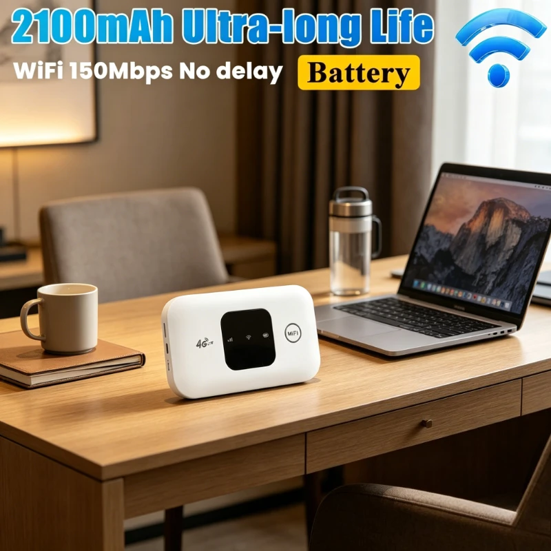 2026 NEW SIM Card Slot 4G LTE Wireless Router 150mbps 2100mAh Mobile Hotspot Pocket WiFi for Outdoor Home Office Travel
2026 NEW SIM Card Slot 4G LTE Wireless Router 150mbps 2100mAh Mobile Hotspot Pocket WiFi for Outdoor Home Office Travel