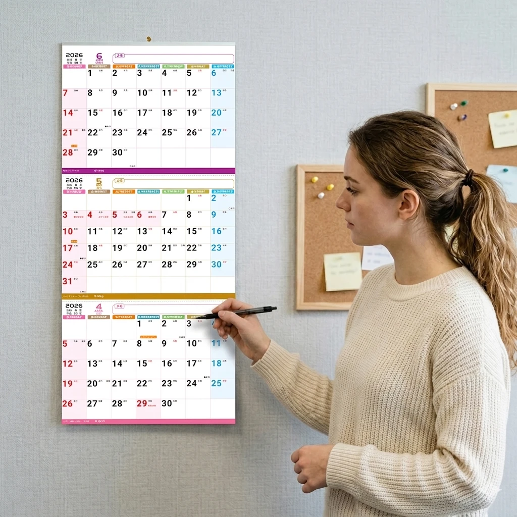 2026 Vertical Wall Calendar with Metal Hanging Bar Extra Large Font Printed Monthly Calendar Thick Paper Space Saving Layout for
2026 Vertical Wall Calendar with Metal Hanging Bar Extra Large Font Printed Monthly Calendar Thick Paper Space Saving Layout for