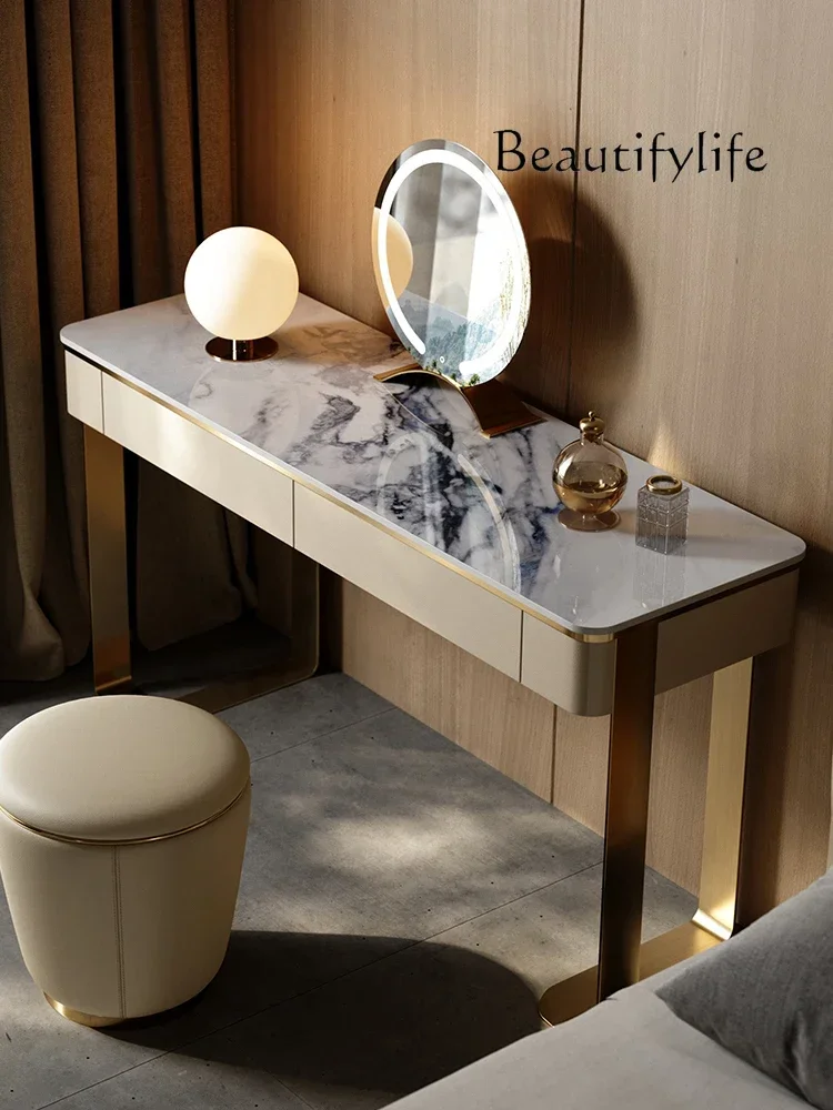Light luxury modern simple dresser bedroom small makeup table full mirror integrated makeup table high-end furniture
Light luxury modern simple dresser bedroom small makeup table full mirror integrated makeup table high-end furniture