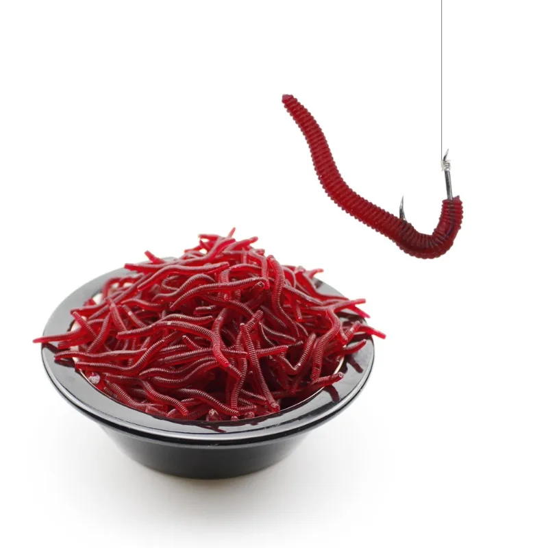 50/100/200pcs Soft Lure Bass Bream Bloodworm Fishing Earthworm Worm Rubber Red Worms Baits Fishy Smell Realistic Tackle
50/100/200pcs Soft Lure Bass Bream Bloodworm Fishing Earthworm Worm Rubber Red Worms Baits Fishy Smell Realistic Tackle