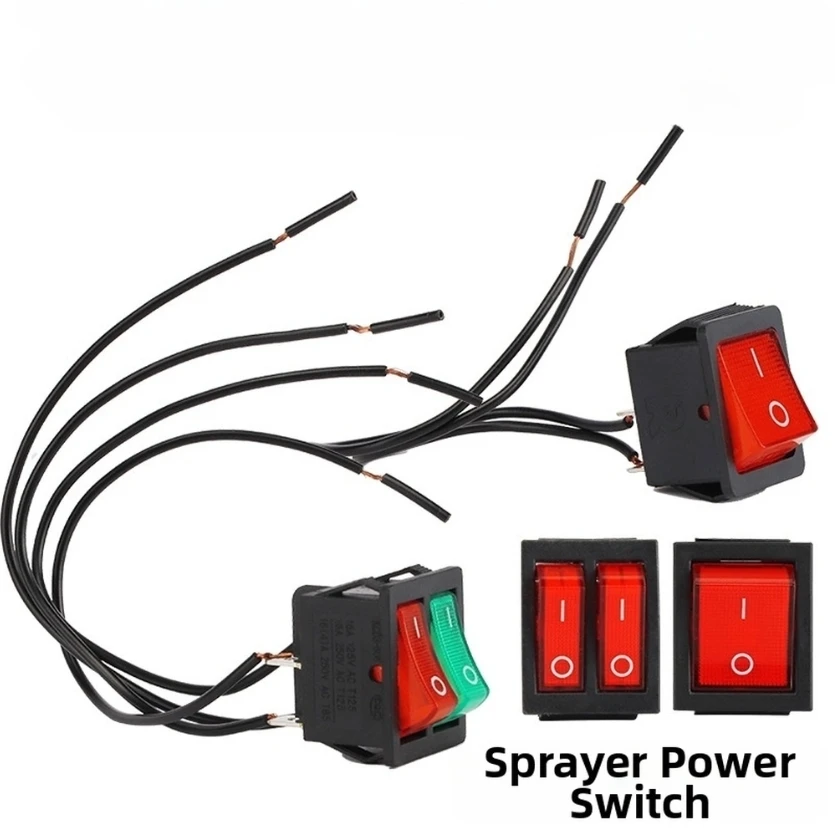 1 шт., электрический распылитель, выключатель питания, переключатель типа лодки, одиночный двойной переключатель, аксессуары
1 шт., электрический распылитель, выключатель питания, переключатель типа лодки, одиночный двойной переключатель, аксессуары