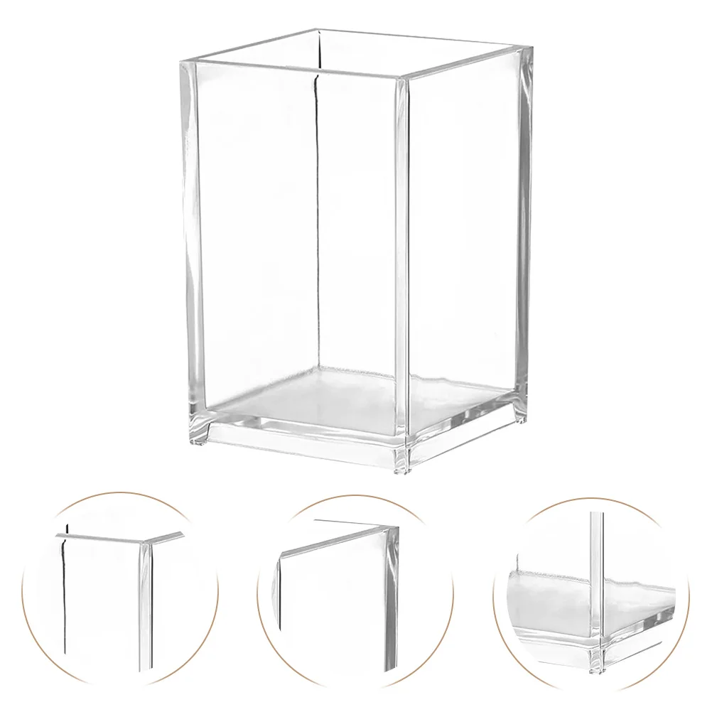 4Pcs Desktop Pen Holder Acrylic Stationery Organizer Large Capacity No Burr Comfortable Hand Feel Decorative Brush Pot 
4Pcs Desktop Pen Holder Acrylic Stationery Organizer Large Capacity No Burr Comfortable Hand Feel Decorative Brush Pot