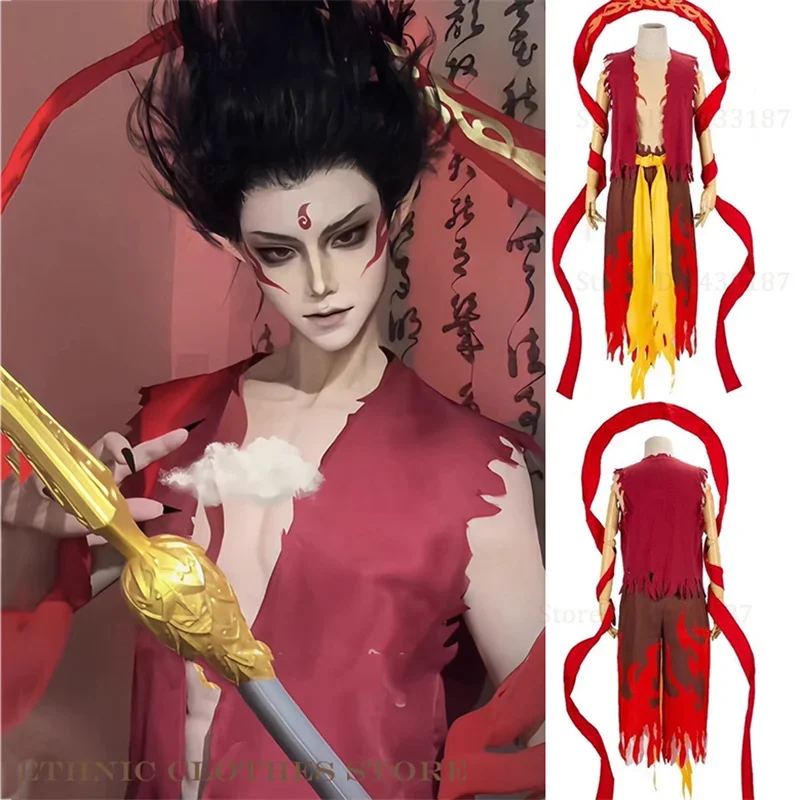 Anime Nezha Birth of The Demon Child Cosplay Costume Nezha Vest Pants Uniform Halloween Party Adult Clothes Performance Suit2025
Anime Nezha Birth of The Demon Child Cosplay Costume Nezha Vest Pants Uniform Halloween Party Adult Clothes Performance Suit2025