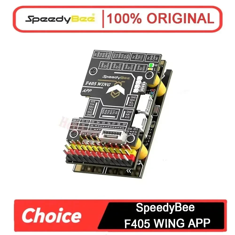 Контроллер полета SpeedyBee F405 WING с фиксированным крылом (поддержка приложения, ICM42688P, 2-6S) — для радиоуправляемых моделей самолетов с неподвижным крылом
Контроллер полета SpeedyBee F405 WING с фиксированным крылом (поддержка приложения, ICM42688P, 2-6S) — для радиоуправляемых моделей самолетов с неподвижным крылом