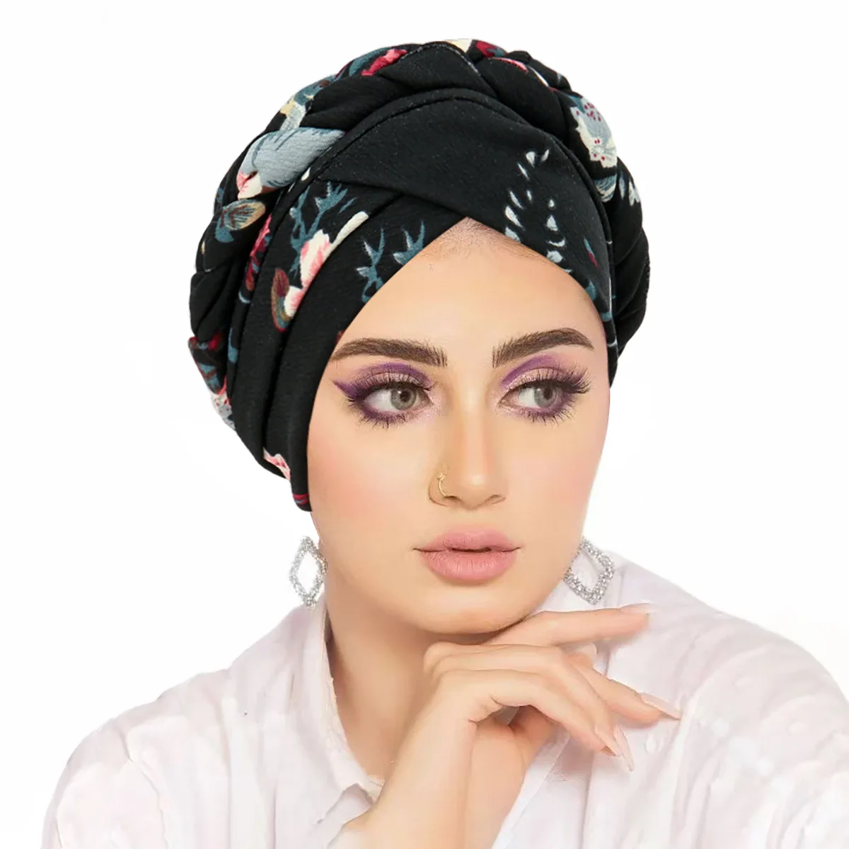 New Muslim Women Hijabs Lady Islamic Headwear Printing Braid Head Wrap Female Bonnet Chemo Cap Headscarf Head Cover
New Muslim Women Hijabs Lady Islamic Headwear Printing Braid Head Wrap Female Bonnet Chemo Cap Headscarf Head Cover