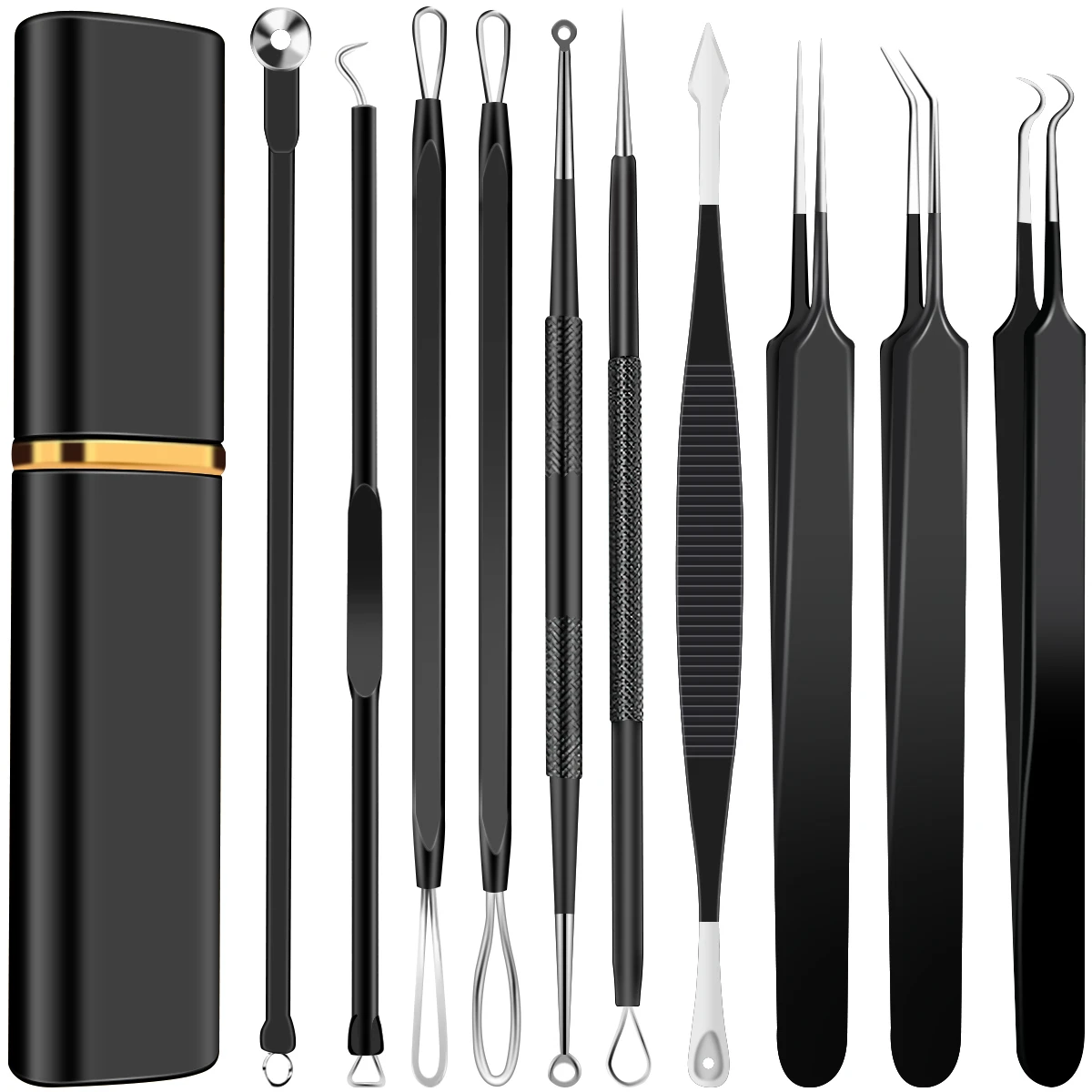 Набор инструментов для удаления прыщей, 10 шт., из нержавеющей стали, для удаления черных точек и комедонов на лбу, лице, носу
Набор инструментов для удаления прыщей, 10 шт., из нержавеющей стали, для удаления черных точек и комедонов на лбу, лице, носу