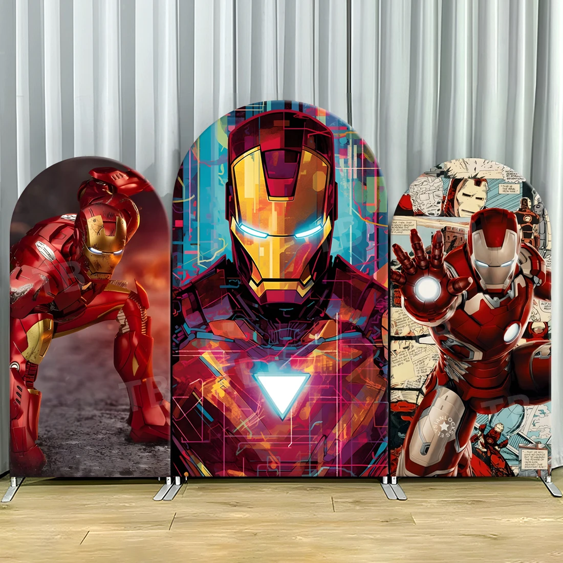 Marvel Iron Man Arch Backdrop Covers for Boy Birthday Party SuperHero Decoration Photograph Background Wall Baby Shower Supplies
Marvel Iron Man Arch Backdrop Covers for Boy Birthday Party SuperHero Decoration Photograph Background Wall Baby Shower Supplies