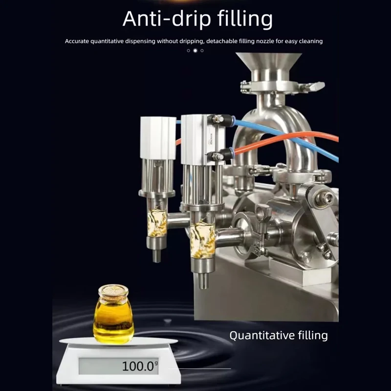 PBOBP Horizontal Shampoo Peanut Butter Honey Sauce Yogurt Cosmetic Cream Pneumatic Liquid Bottle Filling Machine Equipment
PBOBP Horizontal Shampoo Peanut Butter Honey Sauce Yogurt Cosmetic Cream Pneumatic Liquid Bottle Filling Machine Equipment