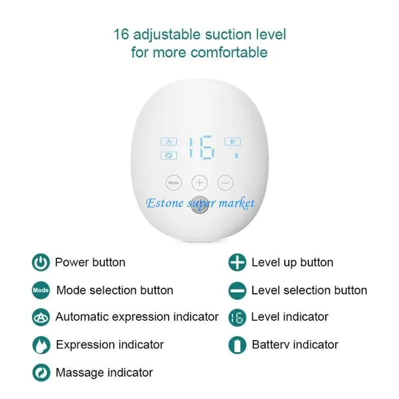 090B Молокоотсос Портативный носимый бесшумный присоска для кормления из бутылочек с молоком
090B Молокоотсос Портативный носимый бесшумный присоска для кормления из бутылочек с молоком