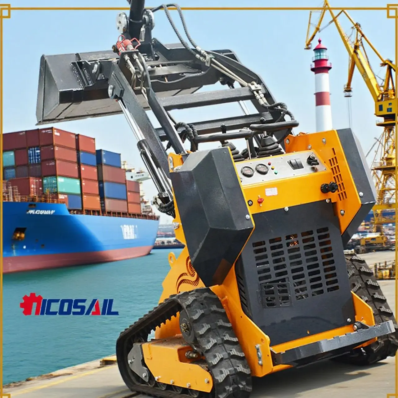 Hot selling small tracked skid steer loader for machinery and industrial equipment 30% off in August promotion
Hot selling small tracked skid steer loader for machinery and industrial equipment 30% off in August promotion