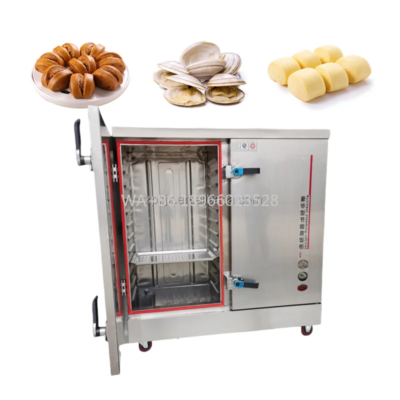 Dumpling Bun Food Steam Cabinet Rice Steaming Cabinet Large Capacity Commercial Electric Rice Steamer Machine Good Quality 220V
Dumpling Bun Food Steam Cabinet Rice Steaming Cabinet Large Capacity Commercial Electric Rice Steamer Machine Good Quality 220V