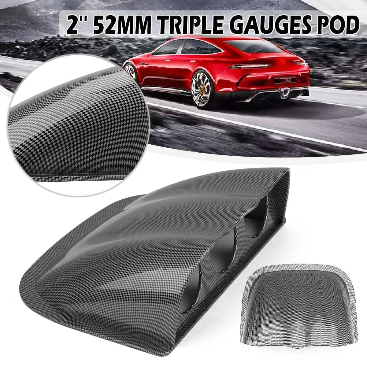 2/3Hole Gauge pod 52mm 2 inch Car Dual/Triple Dash Gauge Meter pod ABS Plastic Dashboard Mount Holder pod Carbon/Black Durable
2/3Hole Gauge pod 52mm 2 inch Car Dual/Triple Dash Gauge Meter pod ABS Plastic Dashboard Mount Holder pod Carbon/Black Durable
