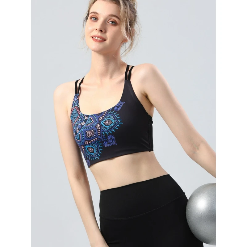 2025 New Women's Fashionable Flower Vest Yoga Suit Set With Push Up Sports Intimates Bra Fitness Pants Breathable Ideal ForYoga
2025 New Women's Fashionable Flower Vest Yoga Suit Set With Push Up Sports Intimates Bra Fitness Pants Breathable Ideal ForYoga