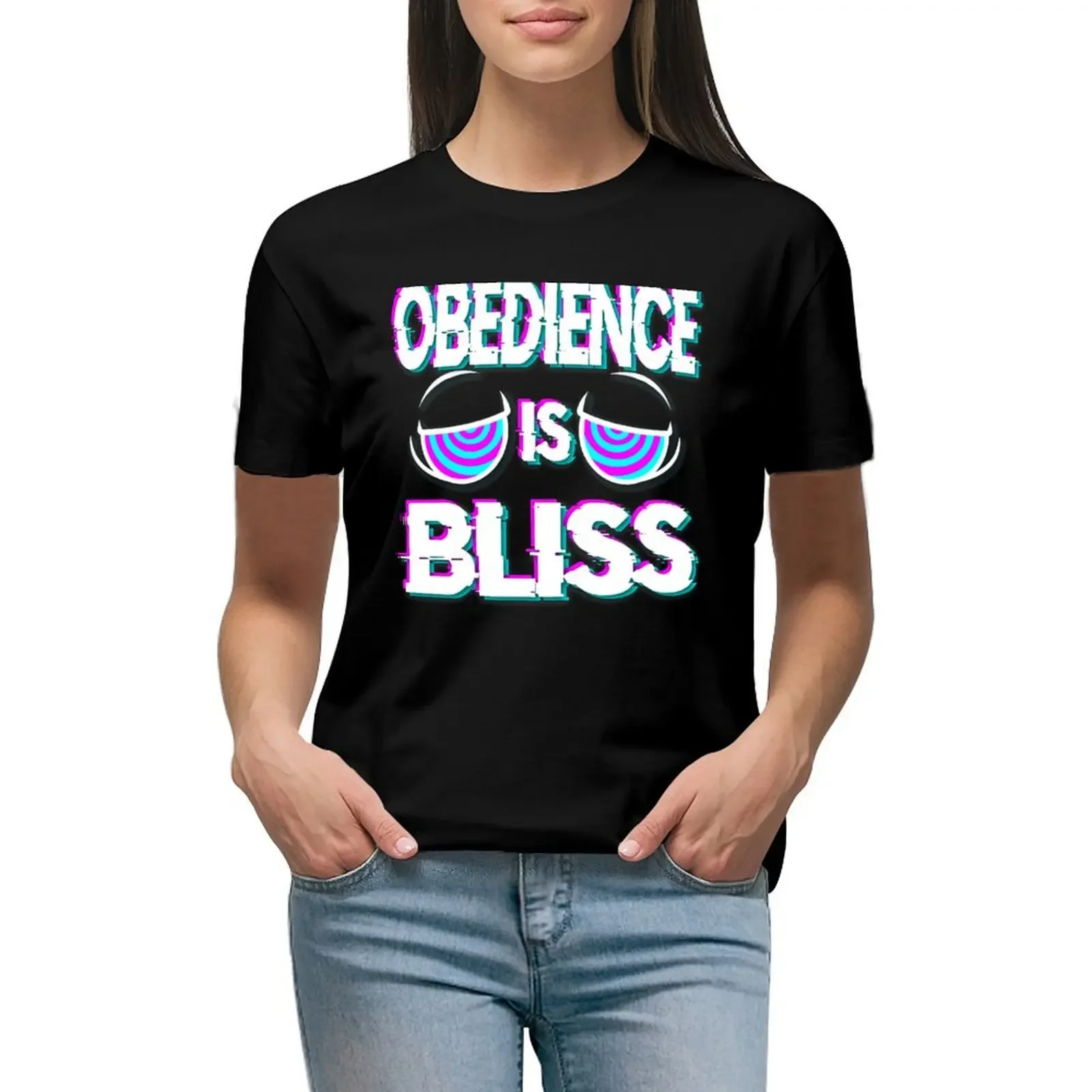 Obedience is Bliss T-Shirt plus size tops kawaii clothes rock and roll t shirts for Women
Obedience is Bliss T-Shirt plus size tops kawaii clothes rock and roll t shirts for Women