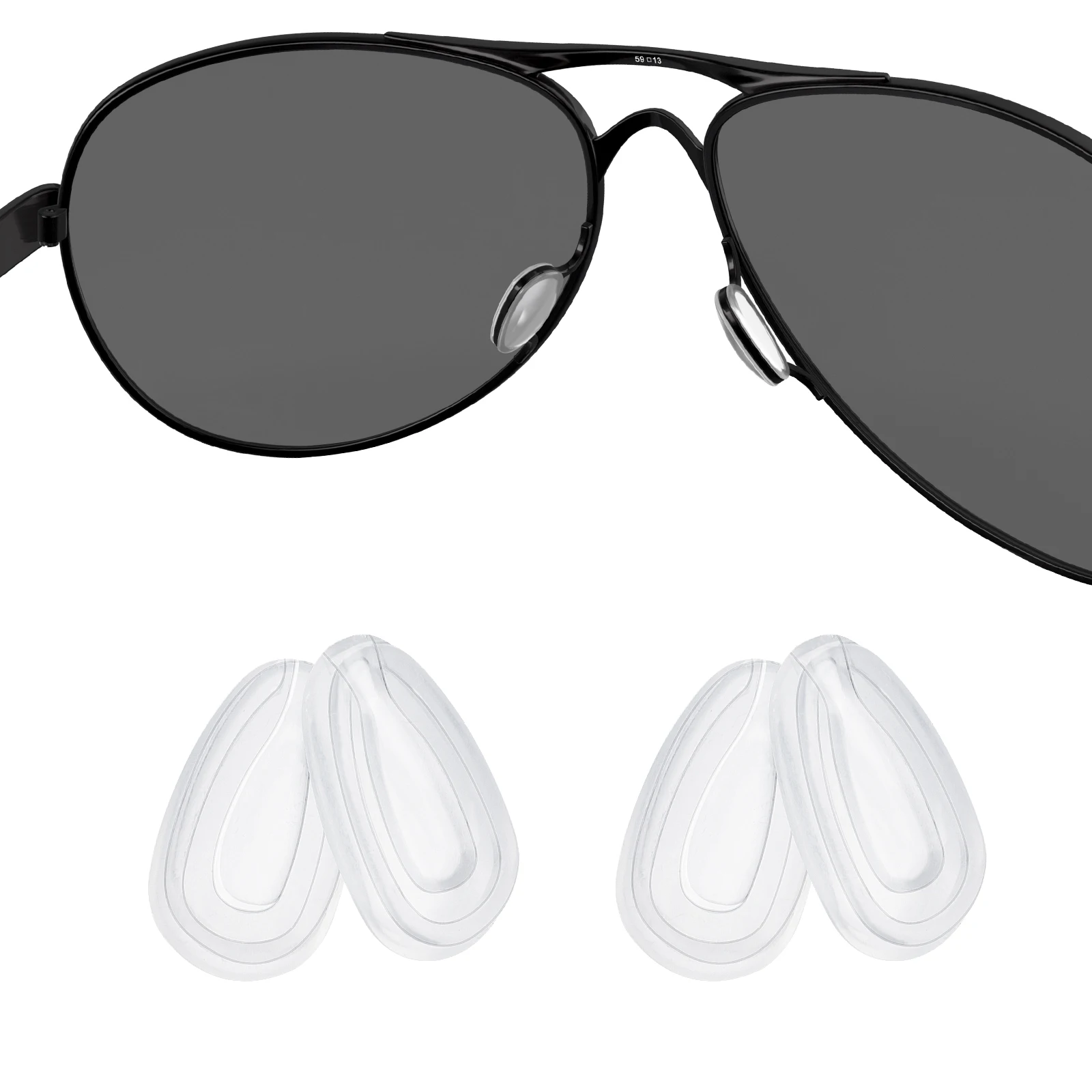 E.O.S Silicon Rubber Replacement Clear Nose Pads for Arnette Dean AN4205 Frame Multi-Options
E.O.S Silicon Rubber Replacement Clear Nose Pads for Arnette Dean AN4205 Frame Multi-Options