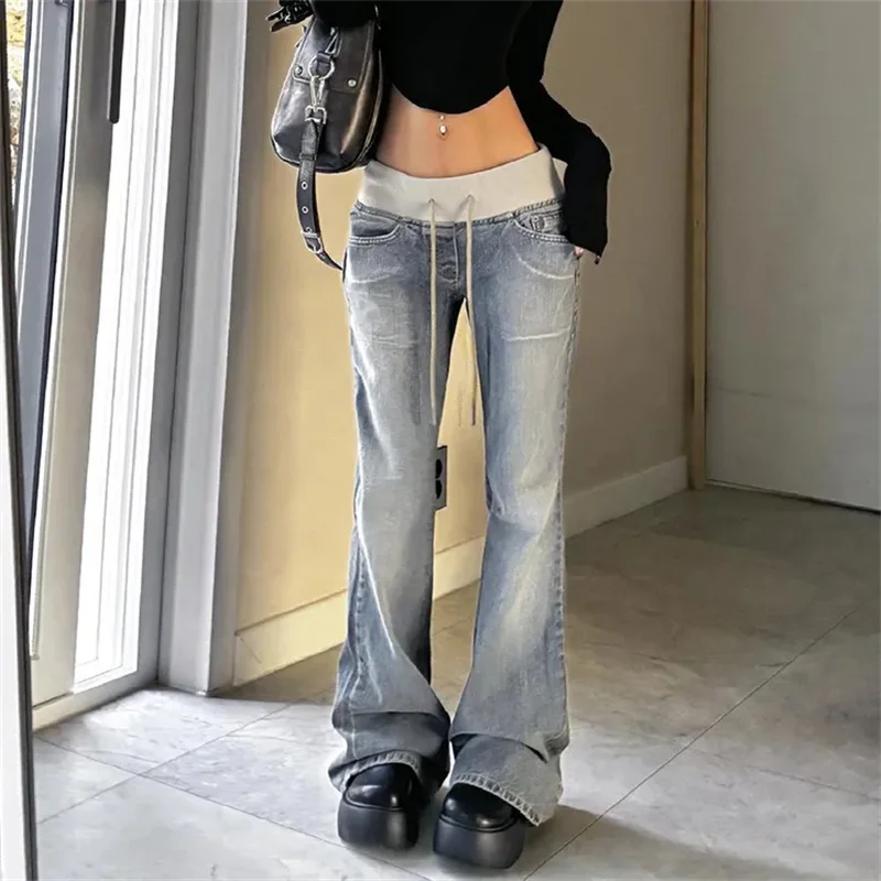 Summer 2026 Chic Fashionable High Waist Patchwork Thin Fabric Micro Flared Denim Jeans Ladies Casual Wear Resistant to Deform...
Summer 2026 Chic Fashionable High Waist Patchwork Thin Fabric Micro Flared Denim Jeans Ladies Casual Wear Resistant to Deform...